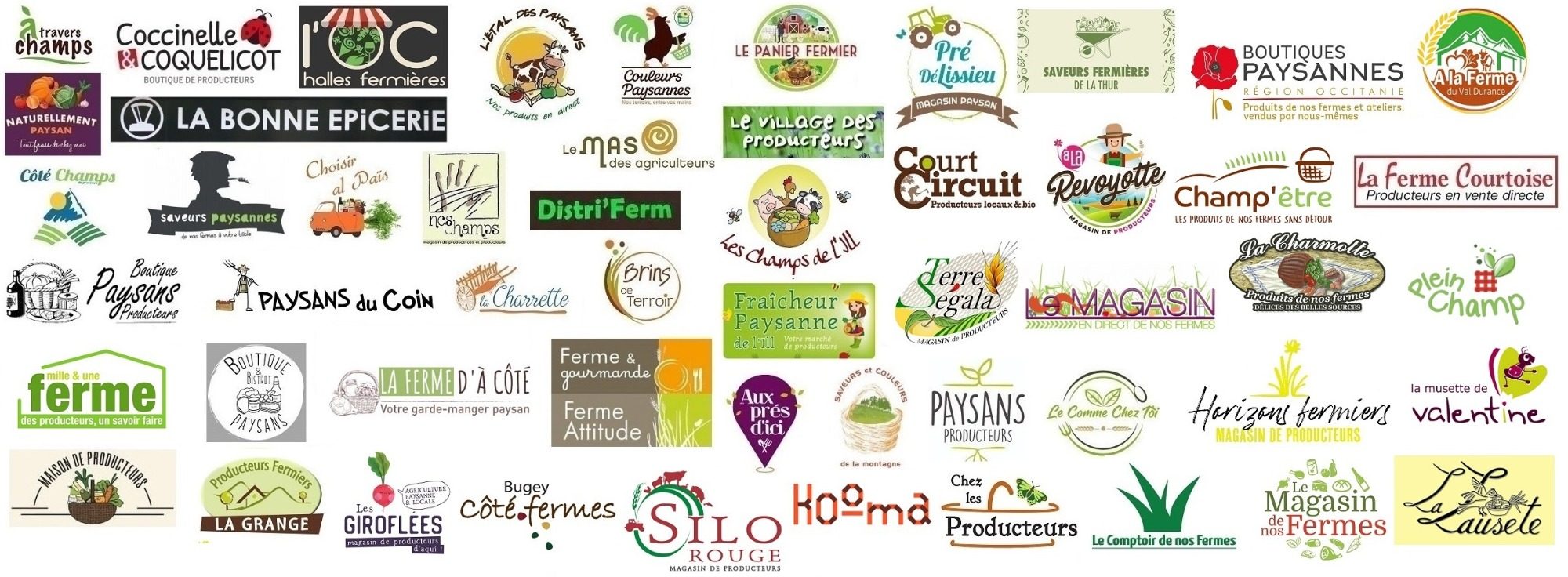 Références magasins de producteurs